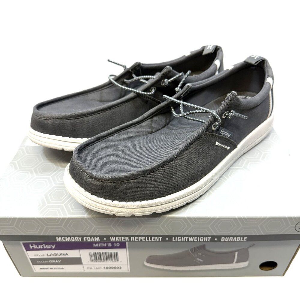 Hurley Laguna Gray Sneakers Men’s Size 10 | New